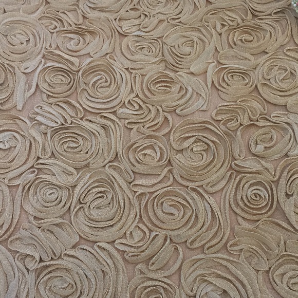 Gold Floral Skirt - Picture 2 of 3